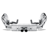 Akrapovic Evolution Line Titanium Exhaust w/ Catted Header & Titanium Tips - Porsche 911 GT3/RS 3.6 2006-2009