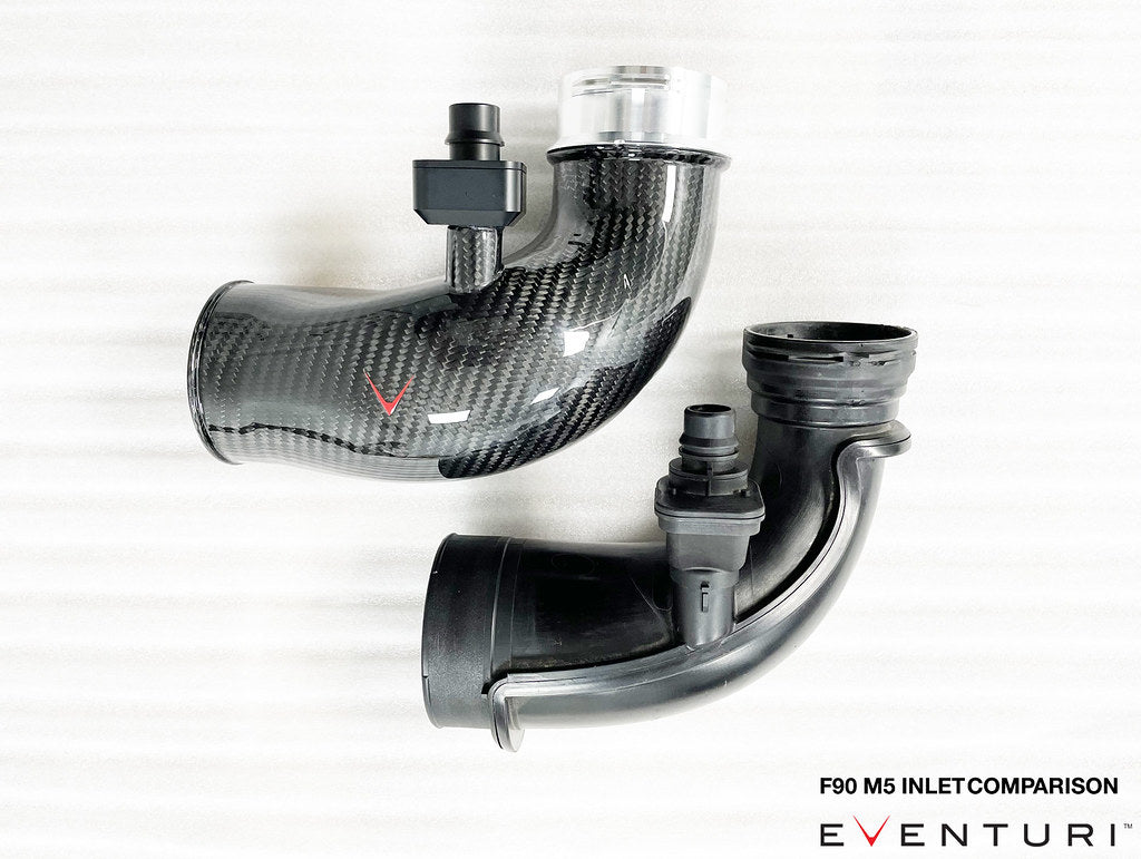 Eventuri Carbon Fiber Turbo Inlet Set - BMW M5 (F90) 2018-2023 / M8 (F9x) 2020-2025