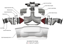 Load image into Gallery viewer, Eventuri Carbon Fiber Intake System - Chevrolet C8 Corvette Stingray / E-Ray Hard-Top Convertible 2020-2026