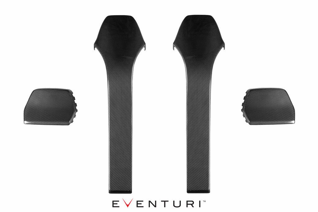 Eventuri Black Carbon Seat Back Cover Set - BMW M3/M4 (F8x) 2015-2020