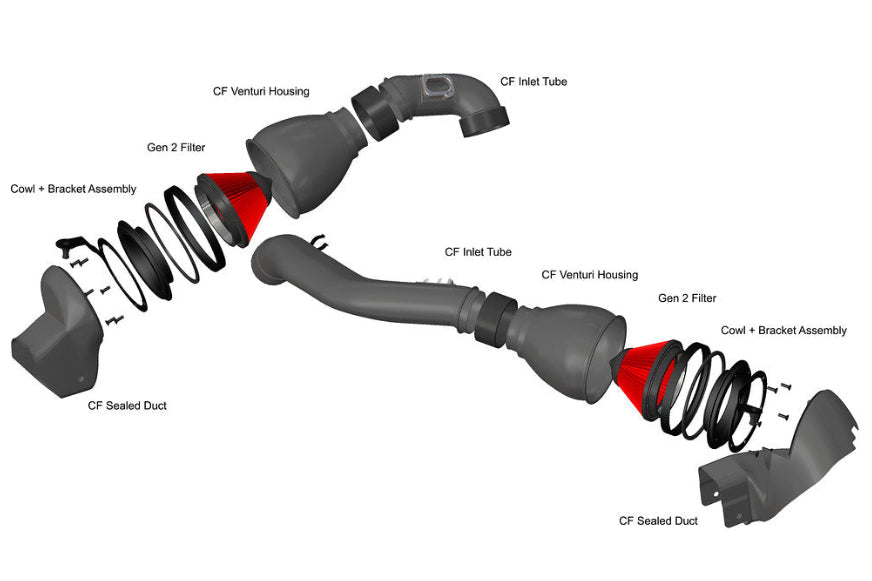 Eventuri Carbon Fiber Intake System - BMW M2 Competition / CS