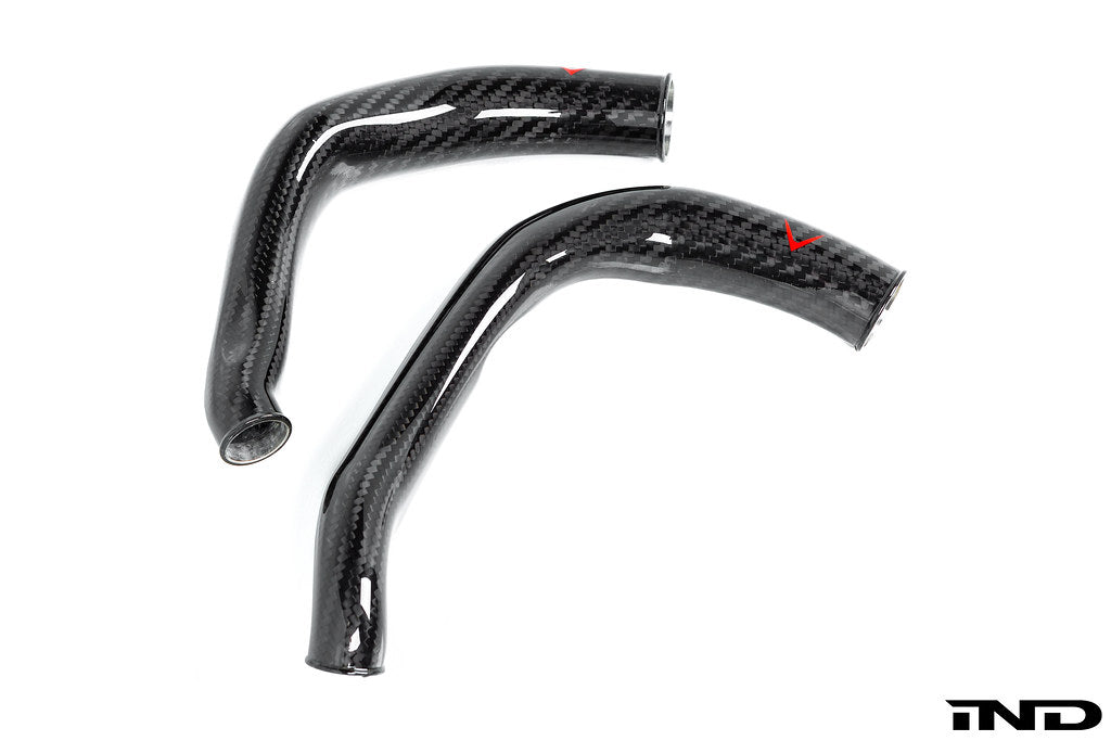 Eventuri Gloss Carbon Fiber Charge Pipe Set - BMW M2 Competition & CS / M3 & M4 (F8x) 2015-2021