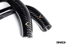 Load image into Gallery viewer, Eventuri Gloss Carbon Fiber Charge Pipe Set - BMW M2 Competition &amp; CS / M3 &amp; M4 (F8x) 2015-2021