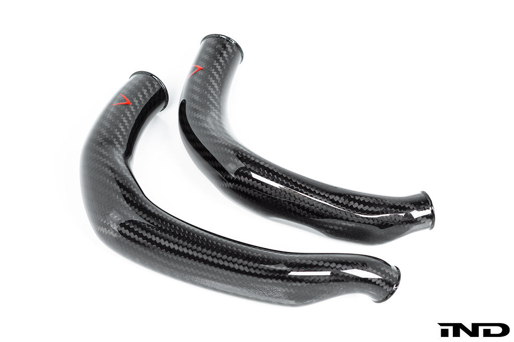 Eventuri Gloss Carbon Fiber Charge Pipe Set - BMW M2 Competition & CS / M3 & M4 (F8x) 2015-2021