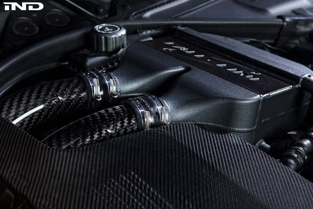 Eventuri Gloss Carbon Fiber Charge Pipe Set - BMW M2 Competition & CS / M3 & M4 (F8x) 2015-2021