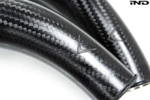 Load image into Gallery viewer, Eventuri Matte Carbon Fiber Charge Pipe Set - BMW M2 Competition &amp; CS / M3 &amp; M4 (F8x) 2015-2021