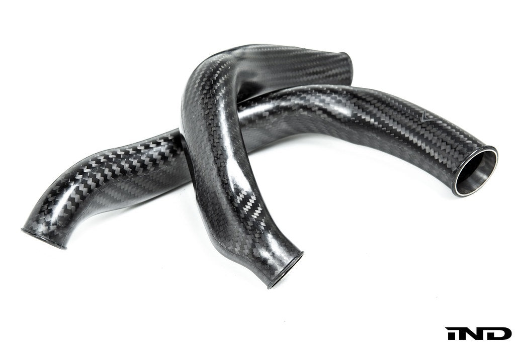 Eventuri Matte Carbon Fiber Charge Pipe Set - BMW M2 Competition & CS / M3 & M4 (F8x) 2015-2021