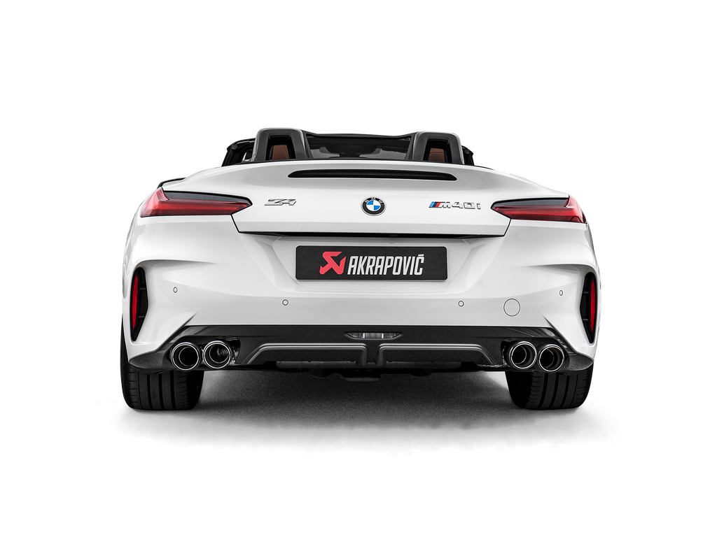 Akrapovic Titanium Slip-On Line Exhaust w/ Carbon Fiber Tips - BMW Z4 M40i (G29) 2020+