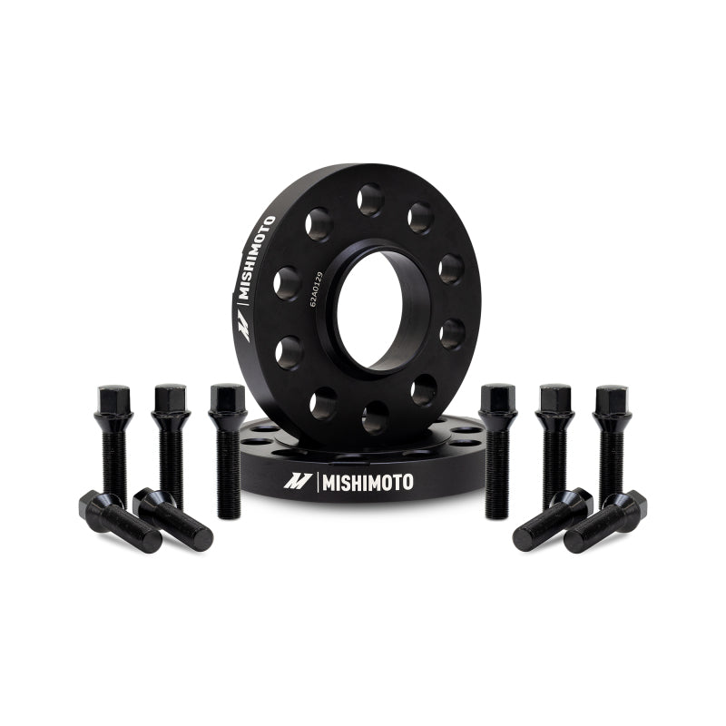 Mishimoto Black 15mm Wheel Spacers [5x112 - 66.5 - M14] - BMW Fitments