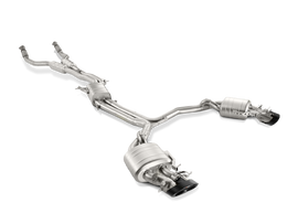 Akrapovic Titanium Evolution Line Cat Back w/ Carbon Tips - Audi RS7 Sportback (C7) 2014-2018