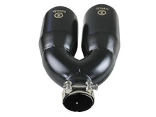 Load image into Gallery viewer, aFe Takeda 2-1/2&quot; 304 Stainless Steel Black Right Exhaust Tip - Universal