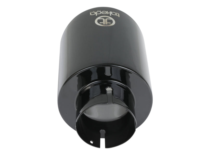 aFe Takeda 2-1/2" 304 Stainless Steel Black Exhaust Tip - Universal