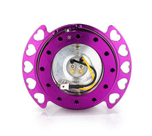 Load image into Gallery viewer, NRG Quick Release Kit - Purple Body/ Purple Heart Cutout Ring
