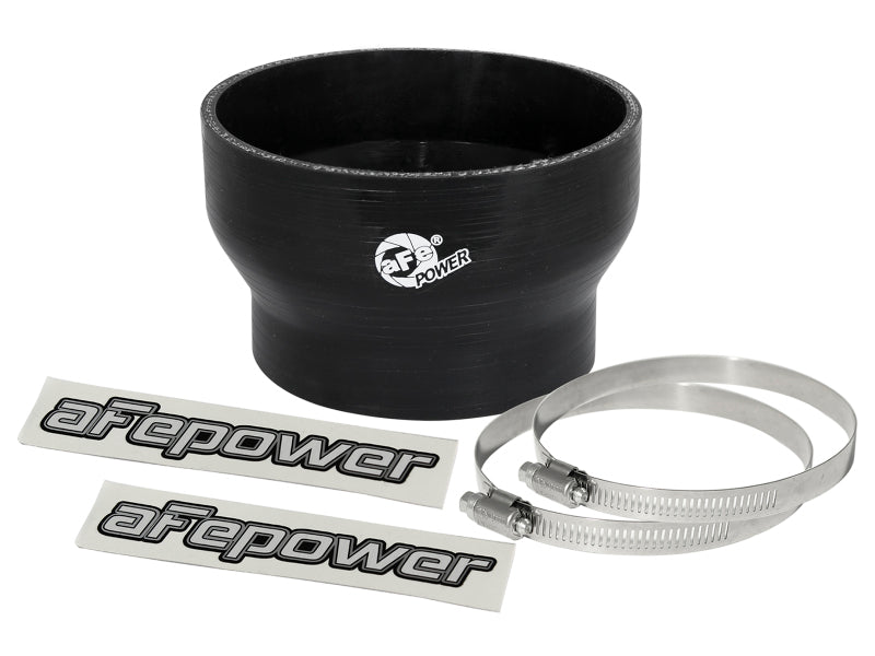 afe Magnum FORCE Intake Coupling Kit (4-1/3 IN ID to 3-1/2 IN ID x 2-3/4 IN L) Black Straight Coupler - Universal