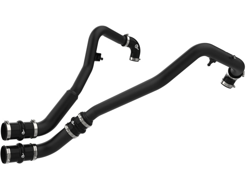 aFe BladeRunner Black 2" to 2.5" Aluminum Hot Charge Pipe - Ford F-150 2.7L Ecoboost 2024-2026