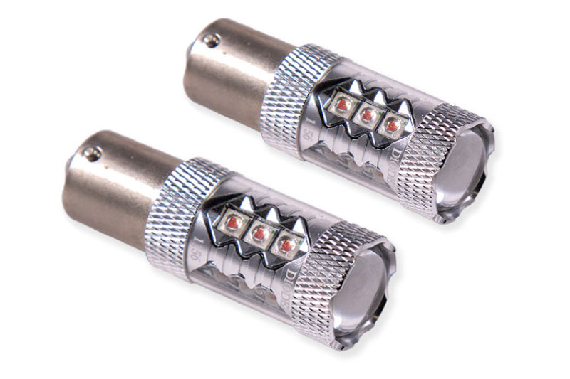 Diode Dynamics 1156 XP80 Tail Light LED Bulbs [Red; Pair] - Universal