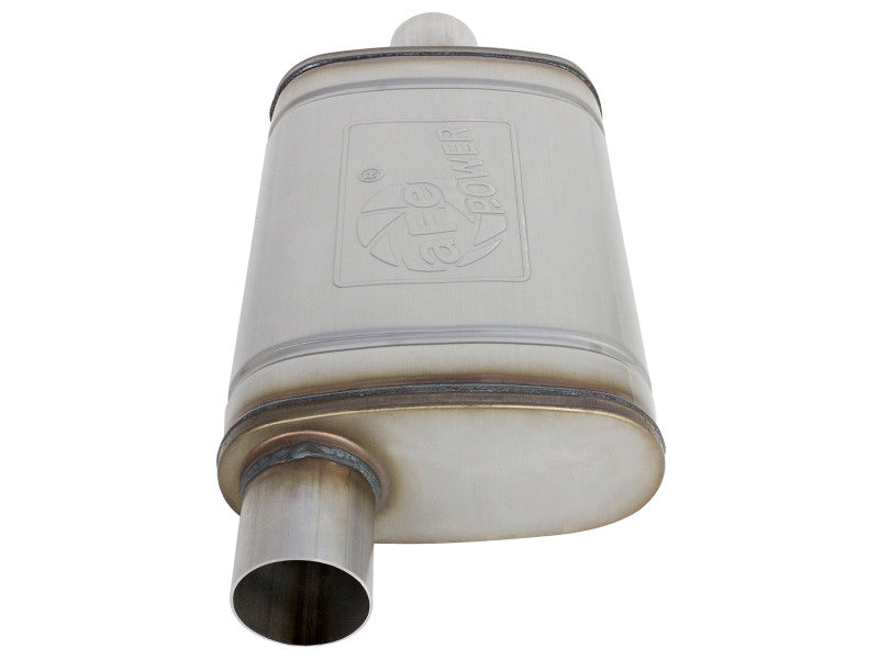 aFe MACH Force-Xp 2-1/2" 409 Stainless Oval Body Steel Muffler - Universal