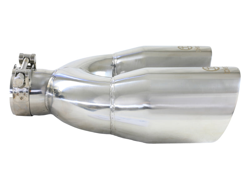 aFe Takeda 2-1/2" 304 Stainless Steel Polished Right Exhaust Tip - Universal