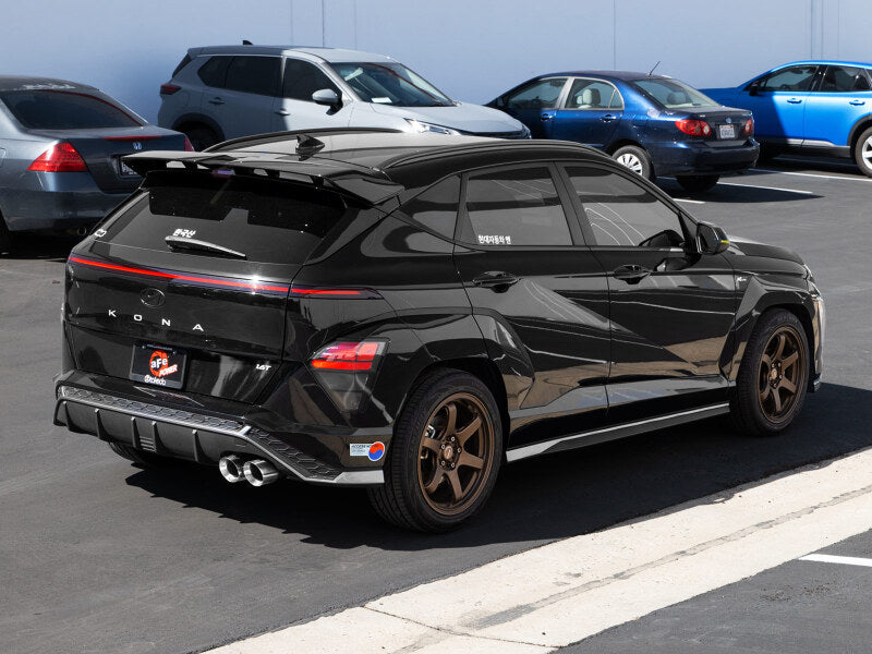 aFe Takeda 2.5" 304 Stainless Steel Axle-Back Exhaust w/ Polished Tips - Hyundai Kona 1.6T 2024-2026