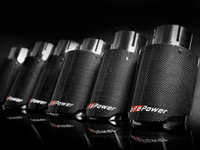 Load image into Gallery viewer, aFe MACH Force-Xp 2-1/2&quot; Stainless Steel Carbon Fiber Exhaust Tip - Universal