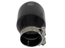 Load image into Gallery viewer, aFe Takeda 2-1/2 IN 304 Stainless Steel Black Exhaust Tip - Universal