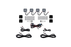 Diode Dynamics Stage Series RGBW LED Rock Light Kit (4-pack) w/ Magnet Mounts - Universal