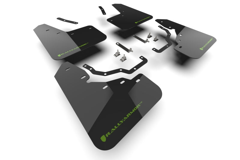 Rally Armor Black UR Mud Flap Dark Green Logo - Lexus GX550 Overtrail 2024+