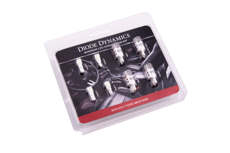Diode Dynamics Stage 1 Cool White Interior LED Conversion Kit - Ford Mustang 2015-2017