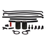 Mishimoto Baffled Oil Catch Can Kit (Black) - Subaru STi 2008-2014