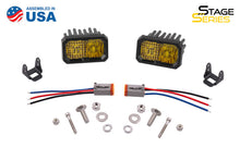 Load image into Gallery viewer, Diode Dynamics C2 1.0 SAE Yellow Driving Sport LED Pod (Pair) - Universal Fitment