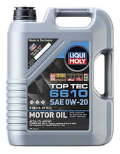 Load image into Gallery viewer, LIQUI MOLY 5L Top Tec 6610 Motor Oil SAE 0W20