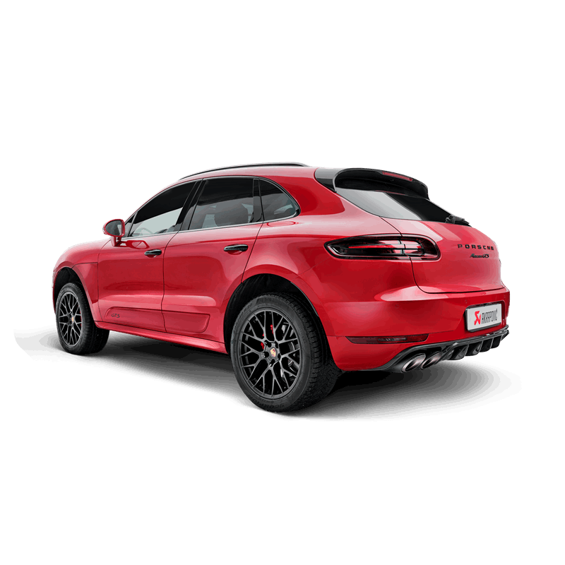 Akrapovic Titanium Evolution Line Cat Back Exhaust w/ Titanium Tips - Porsche Macan S/GTS/Turbo (95B) 2015-2018