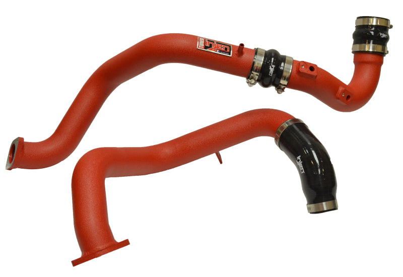 Injen 16-20 Honda Civic 1.5L Turbo Aluminum Intercooler Piping Kit - Wrinkle Red