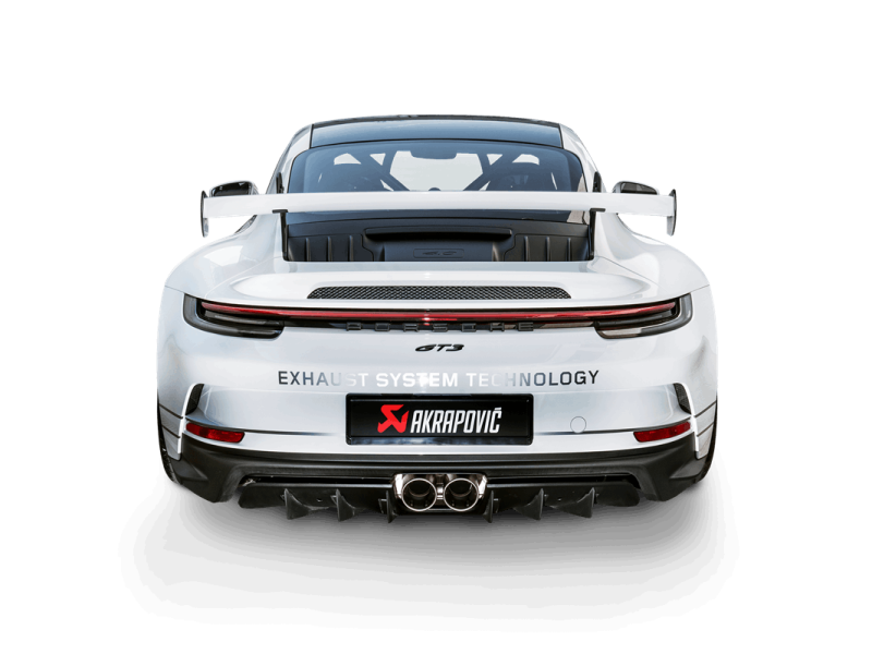 Akrapovic Titanium Slip-On Race Line Exhaust w/ Titanium Tips - Porsche 911 GT3/GT3 RS (992) 2022-2024