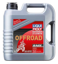 Load image into Gallery viewer, LIQUI MOLY 4L Motorbike 2T Synth Offroad Race