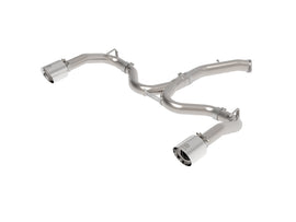aFe Takeda 3in to 2.5in SS Axle-Back Exhaust System w/ Polished Tips - Kia Forte GT 1.6T 2020-2021