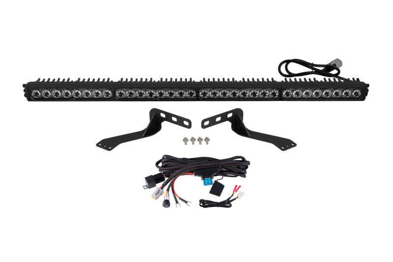 Diode Dynamics SS40 White Combo/Driving Pro Stealth LED Lightbar Kit - Toyota Tundra 2014-2021