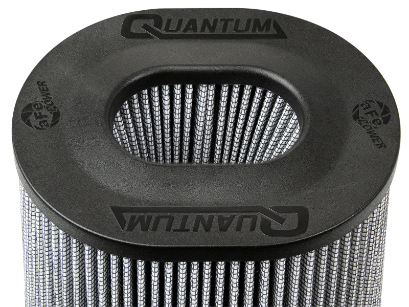 afe QUANTUM Intake Replacement Air Filter (5-1/2x4-1/4)IN F x(8-1/2x7-1/4)IN B x(5-3/4x4-1/2)IN T x9IN H