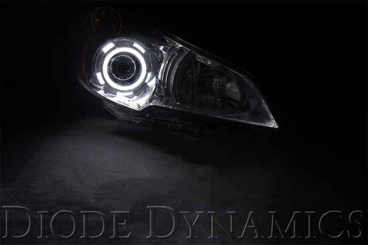 Diode Dynamics Red 90mm & 120mm HD LED Halo Kit - Subaru Outback 2010-2014