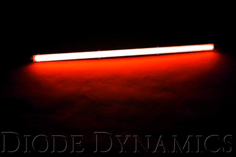 Diode Dynamics 3 inch Red HD LED Strip (Single) - Universal Fitment