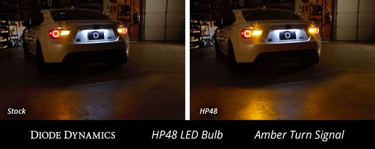 Diode Dynamics 7440/7443 HP48 Amber Turn Signal LED Bulb (Single) - Multiple Fitments