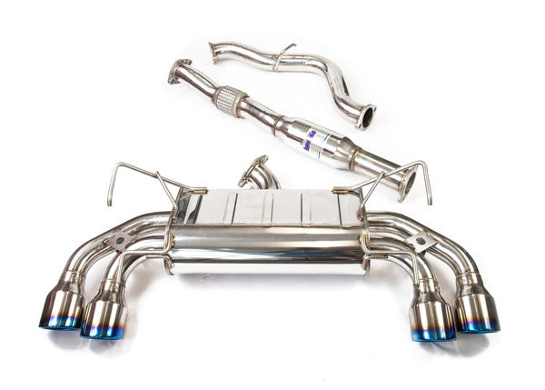 Invidia Dual Q300 Titanium Tip Catback Exhaust - Subaru WRX 2011-2014 / STi Hatchback 2008-2014