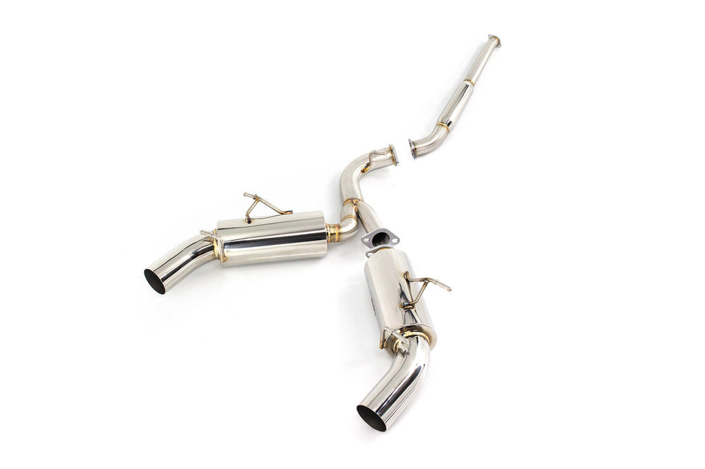 ISR Performance ST Polished Tip Catback Exhaust - Scion FRS / Subaru BRZ / Toyota GT86/GR86 2013+