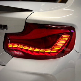 Bayoptiks Sequential OLED GTS Style Taillights - BMW 2-Series / M2 2014-2021 (F22/F87)