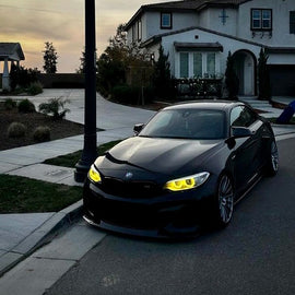 Bayoptiks CSL Yellow Headlight DRL Module Upgrade - BMW 2-Series / M2 2014-2017 (F22/F87; PRE-LCI XENON)