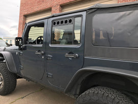 Billetworkz Window Vents - Jeep Wrangler (JK) 4-Door 2007-2017