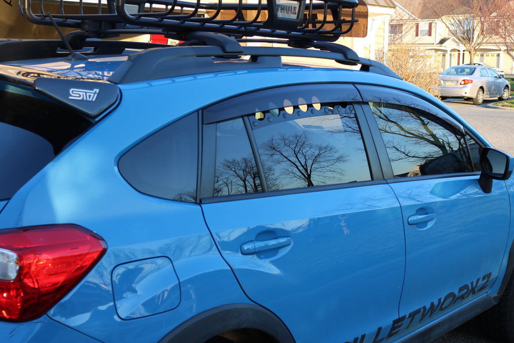 Billetworkz Window Vents - Subaru XV Crosstrek 2013 -2017 / Impreza Hatchback 2012-2016