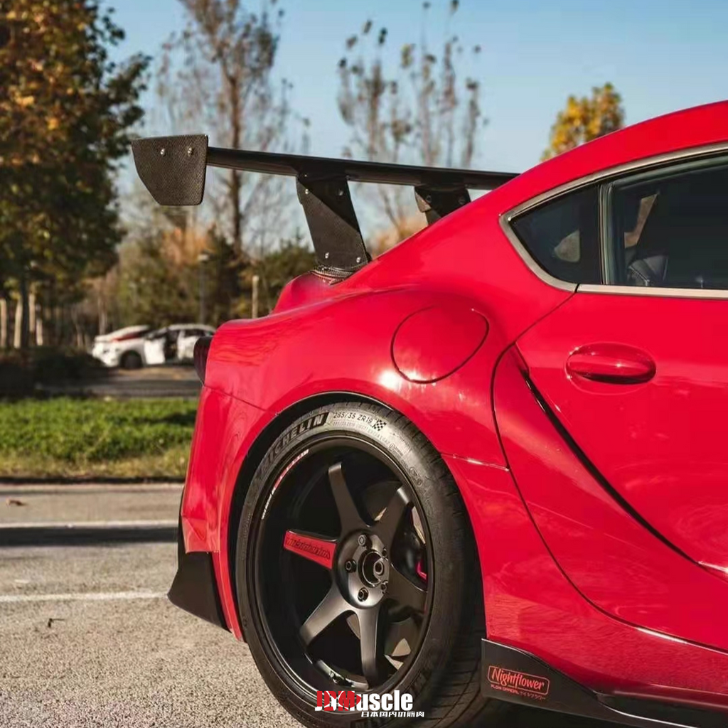 JDMuscle Tanso Carbon Fiber GT Spoiler VS1 Style - Toyota Supra 2020-2025