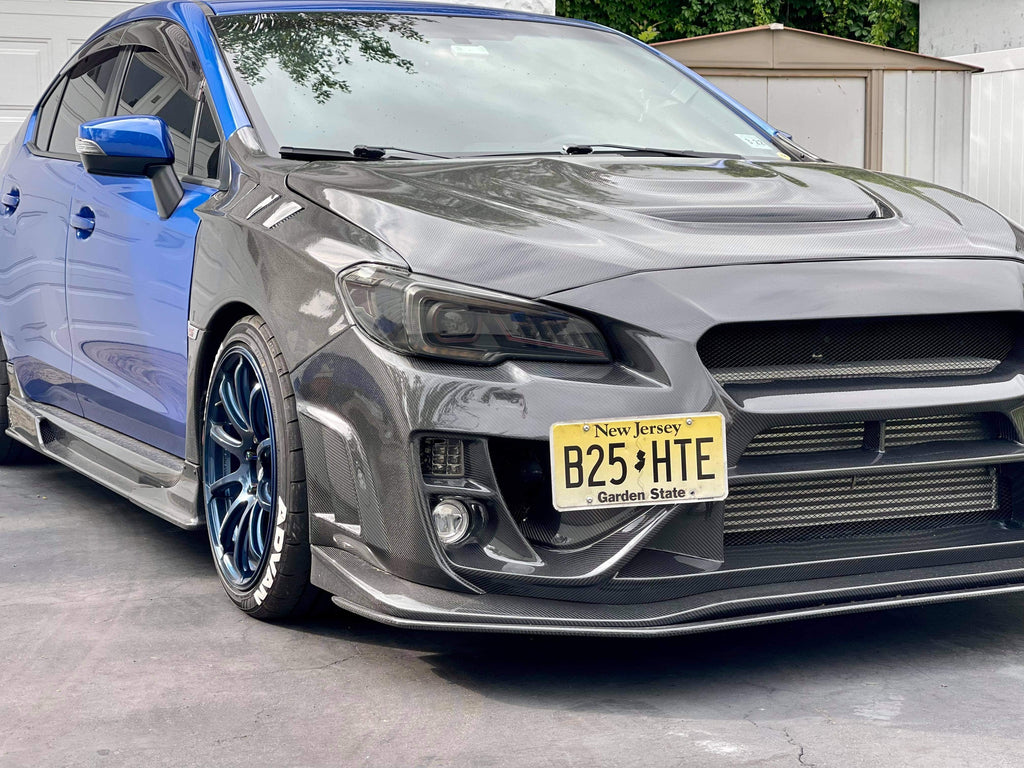 JDMuscle Carbon Fiber/FRP Vented Fenders V2 - Subaru WRX / STi 2015-2021