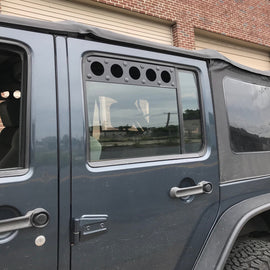Billetworkz Window Vents - Jeep Wrangler (JK) 4-Door 2007-2017